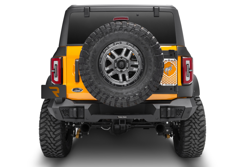 Ford Bronco Bumper - Rear - Go Rhino - Trailline - Textured Black - `21-`26